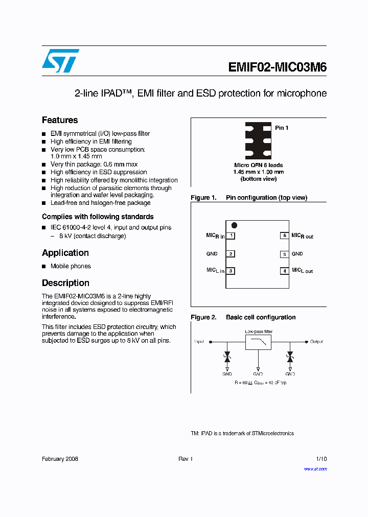 EMIF02-MIC03M6_4471092.PDF Datasheet