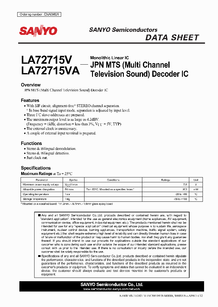 ENA0982A_4786540.PDF Datasheet