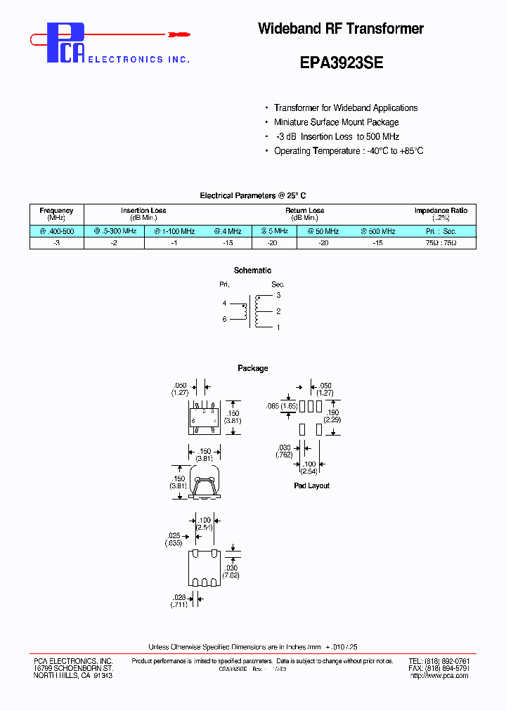 EPA3923SE_4598311.PDF Datasheet