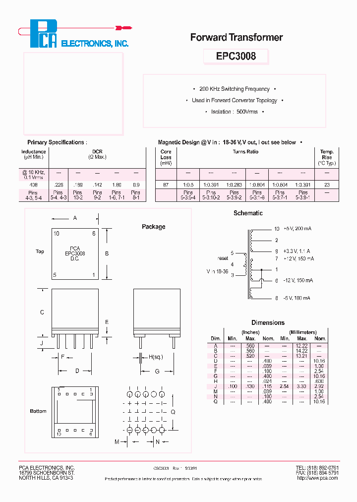 EPC3008_4722150.PDF Datasheet