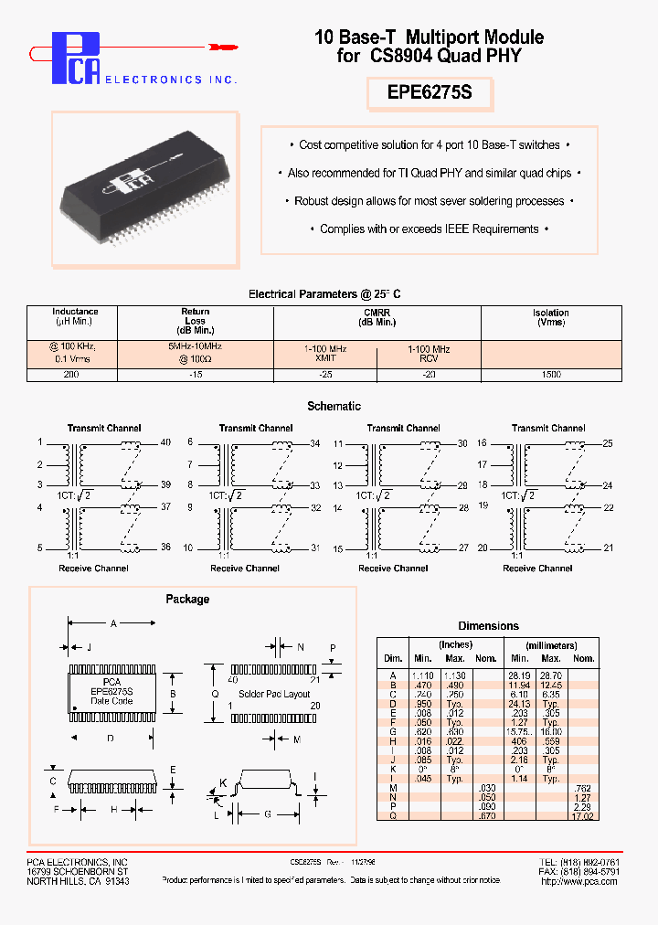 EPE6275S_4725428.PDF Datasheet