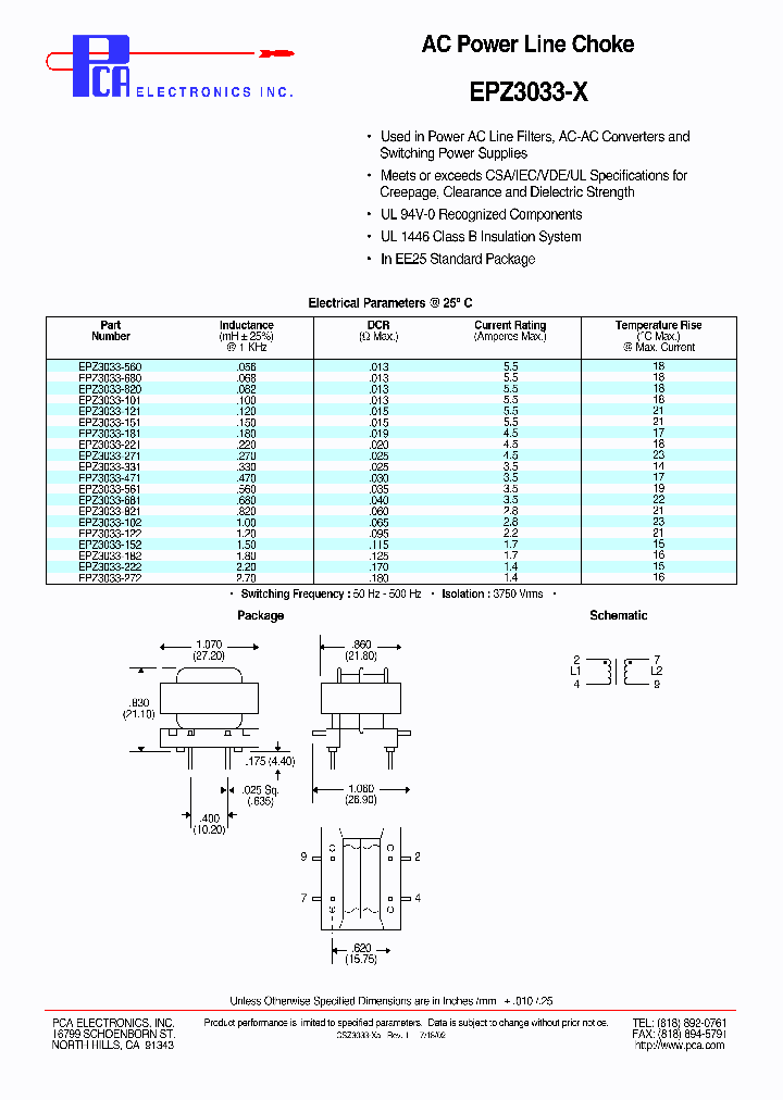 EPZ3033-101_4502063.PDF Datasheet