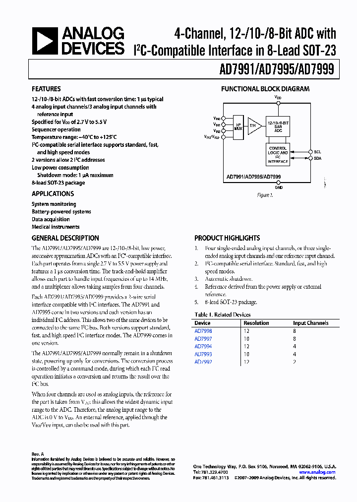 EVAL-AD7991EBZ_4602954.PDF Datasheet