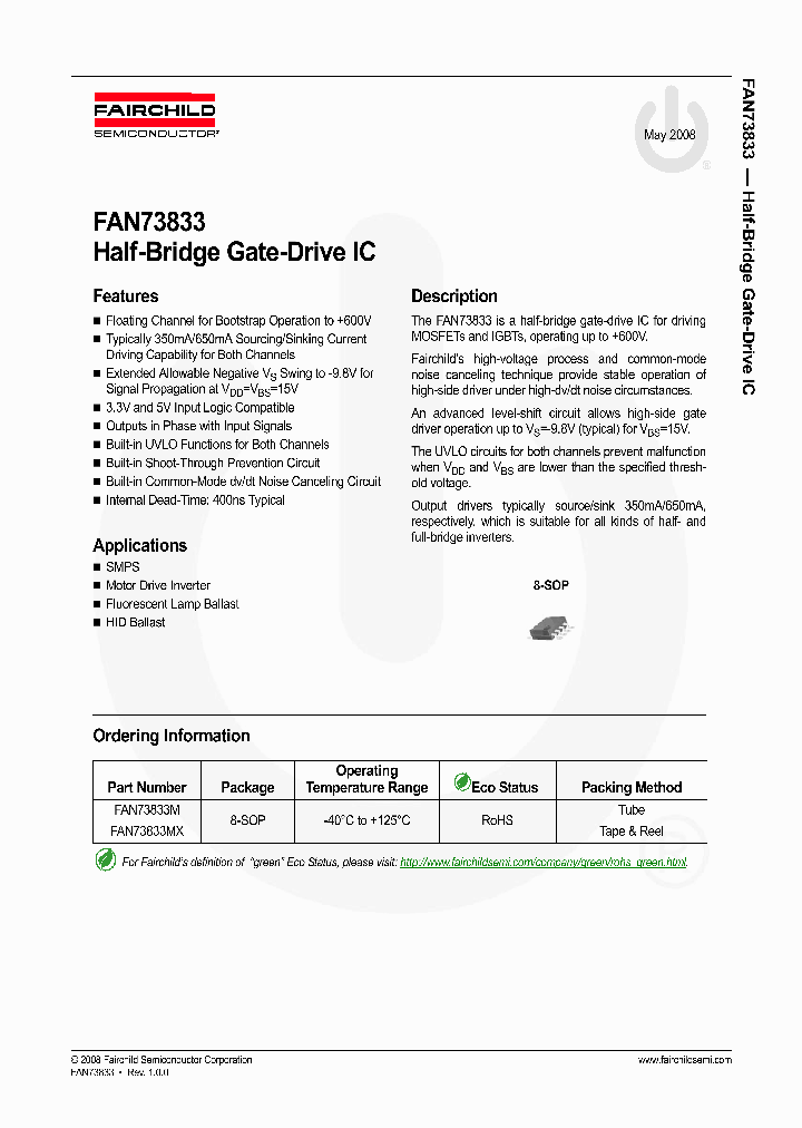 FAN73833M_4378809.PDF Datasheet