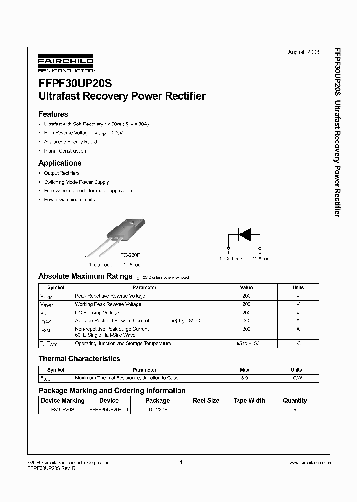 FFPF30UP20STU_4310602.PDF Datasheet