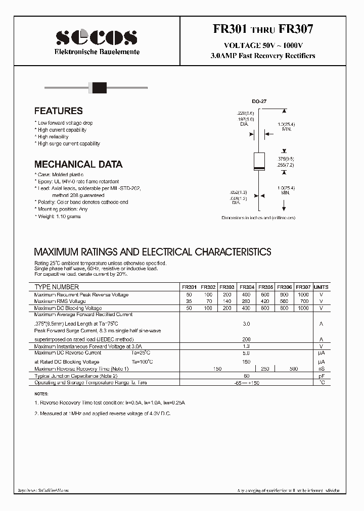 FR302_4423652.PDF Datasheet