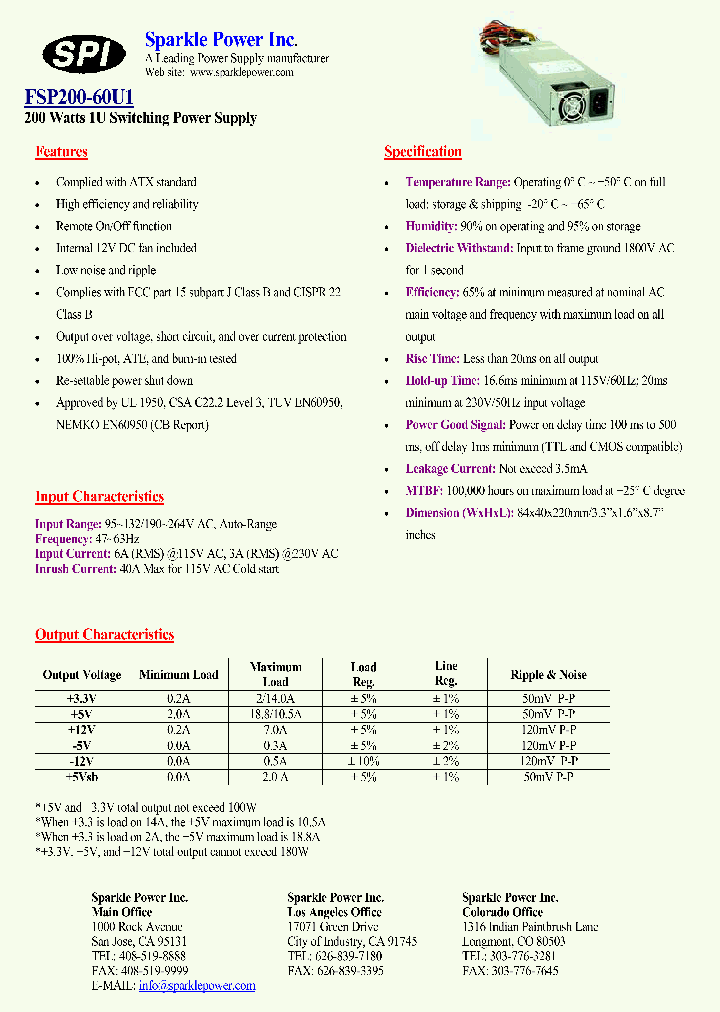 FSP200-60U1_4781921.PDF Datasheet