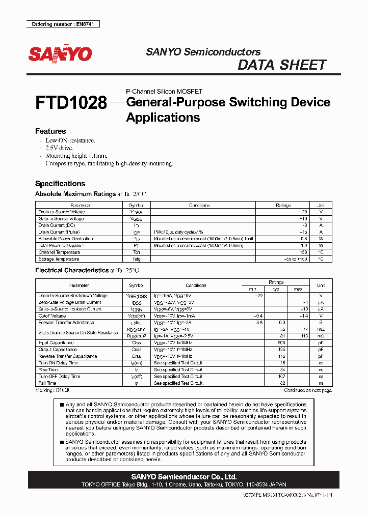 FTD1028_4233985.PDF Datasheet