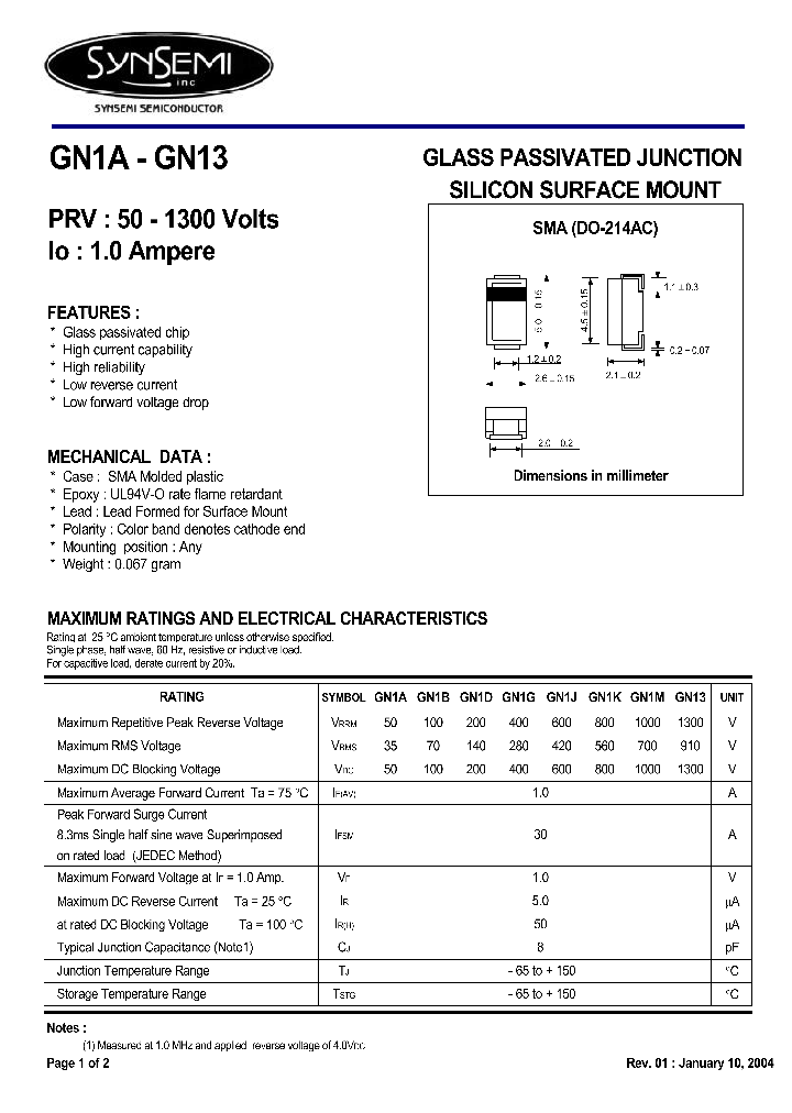 GN13_4581231.PDF Datasheet