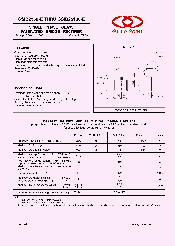 GSIB2560-E_4619276.PDF Datasheet