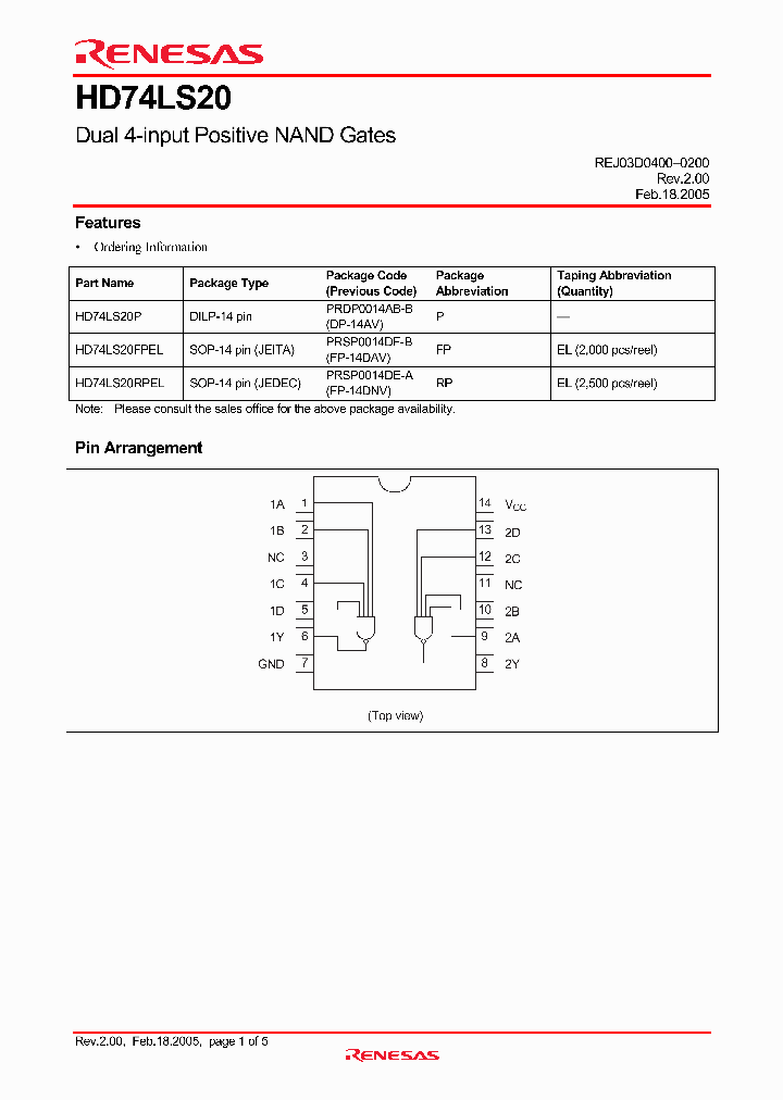 HD74LS20_4323250.PDF Datasheet