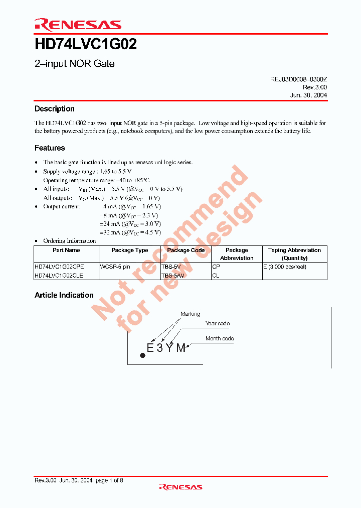 HD74LVC1G02_4417826.PDF Datasheet