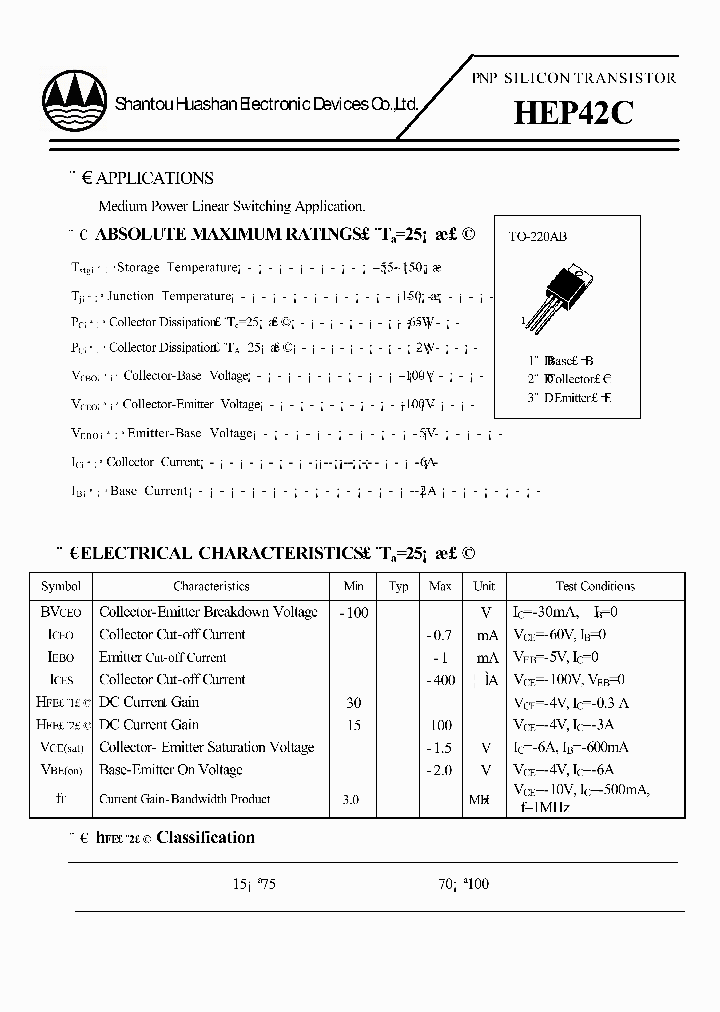HEP42C_4552793.PDF Datasheet
