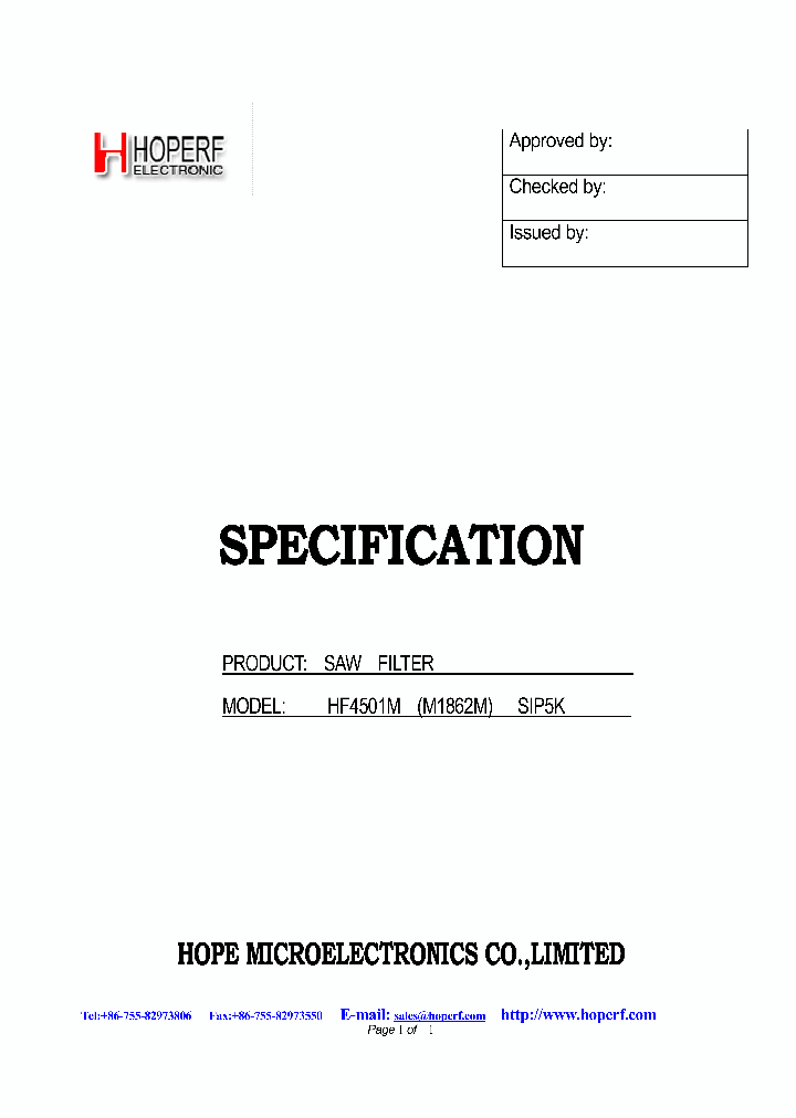 HF4501MSIP5K_4848755.PDF Datasheet