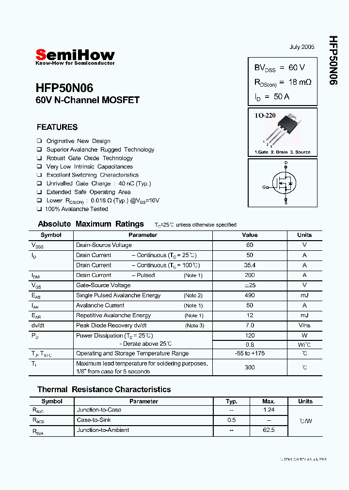 HFP50N06_4794220.PDF Datasheet