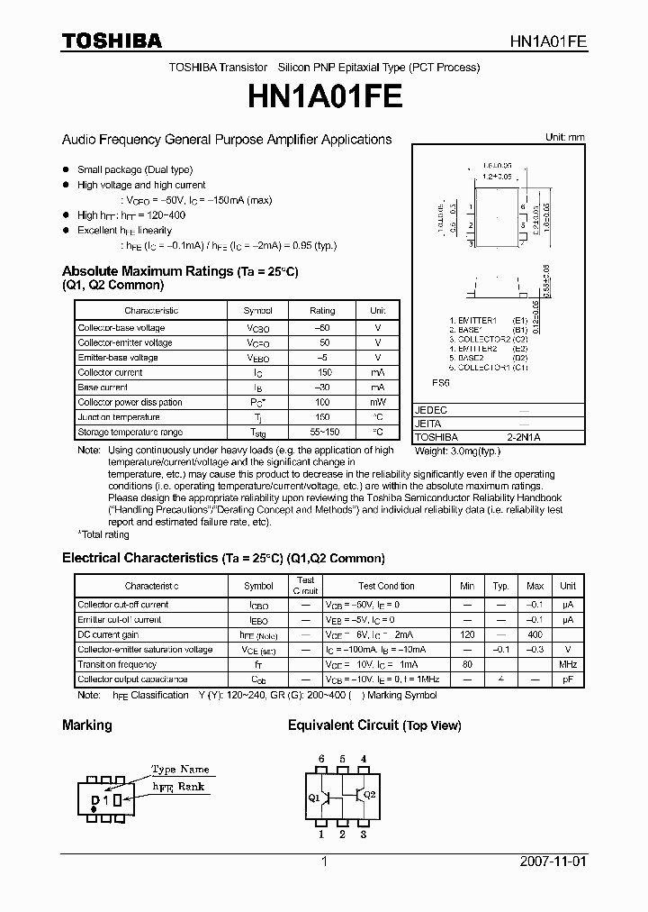 HN1A01FE_4376769.PDF Datasheet