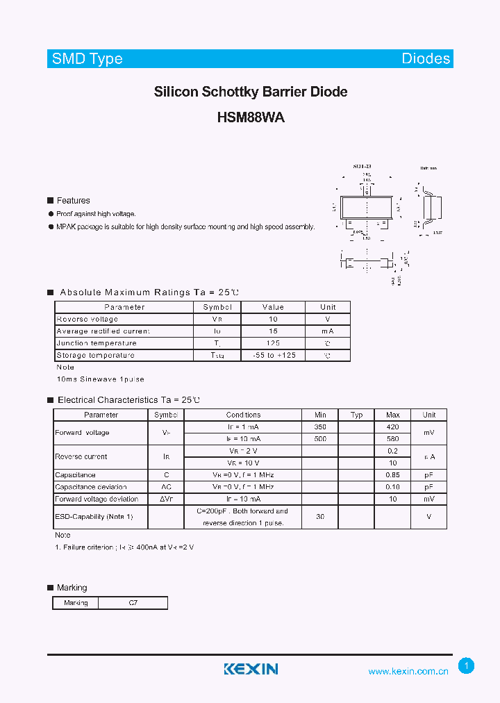 HSM88WA_4307913.PDF Datasheet