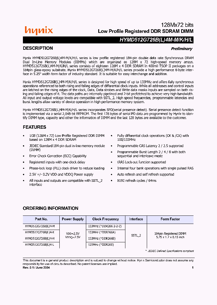 HYMD512G726BL4-H_4539524.PDF Datasheet