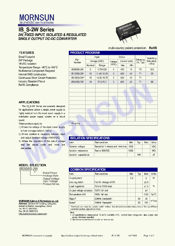 IB0505S-2W_4390725.PDF Datasheet