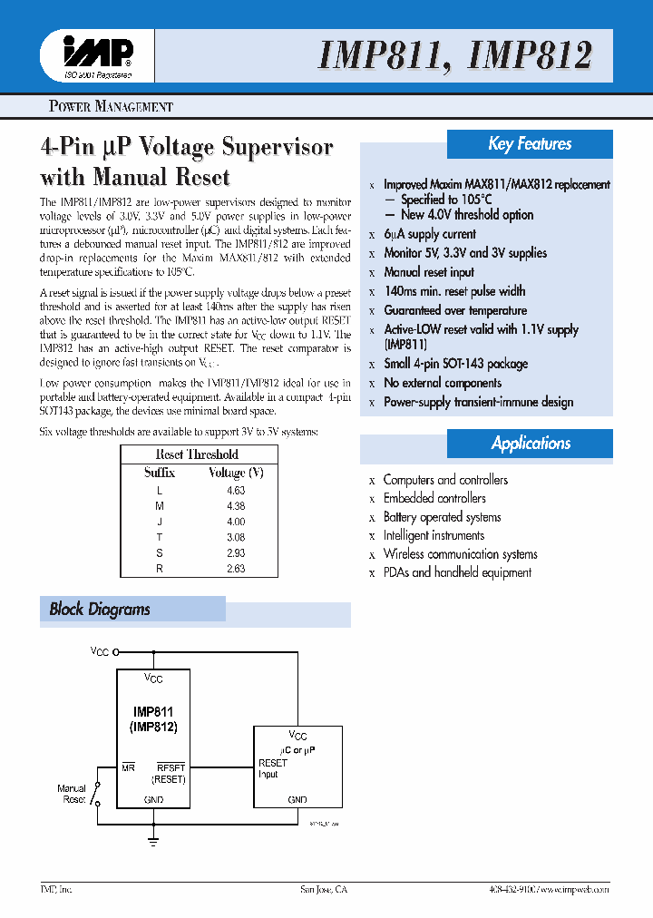 IMP811_4503419.PDF Datasheet