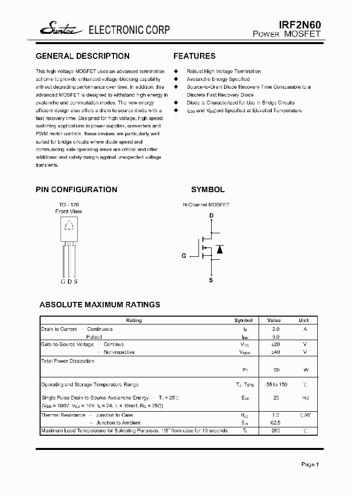 IRF2N60-126_4269471.PDF Datasheet