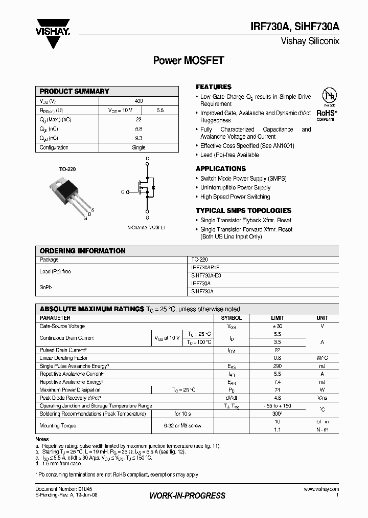 IRF730APBF_4717962.PDF Datasheet