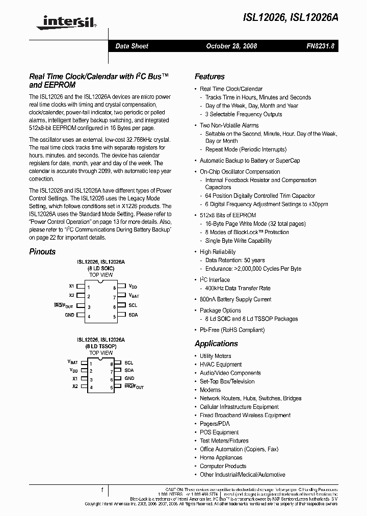 ISL12026AIBZ_4265860.PDF Datasheet