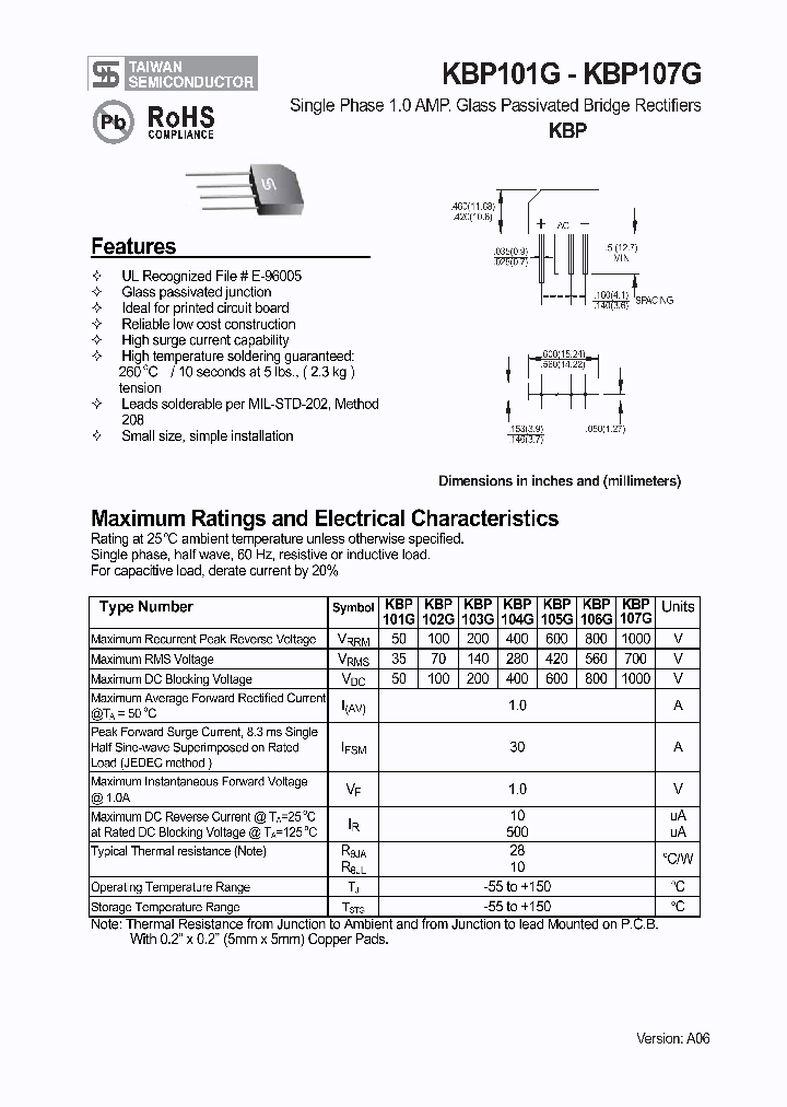 KBP101G_4798234.PDF Datasheet