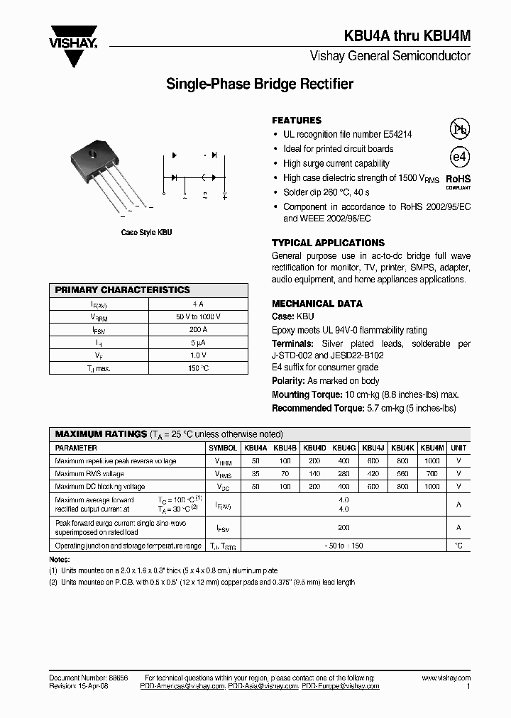 KBU4J-E451_4341557.PDF Datasheet