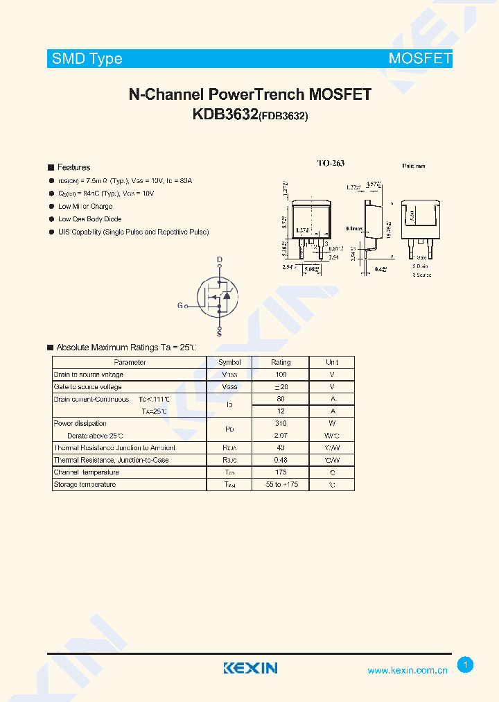 KDB3632_4602393.PDF Datasheet