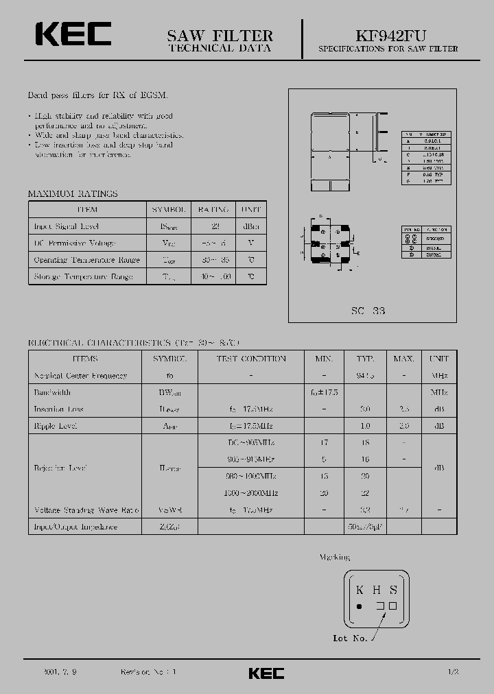 KF942FU_4264364.PDF Datasheet