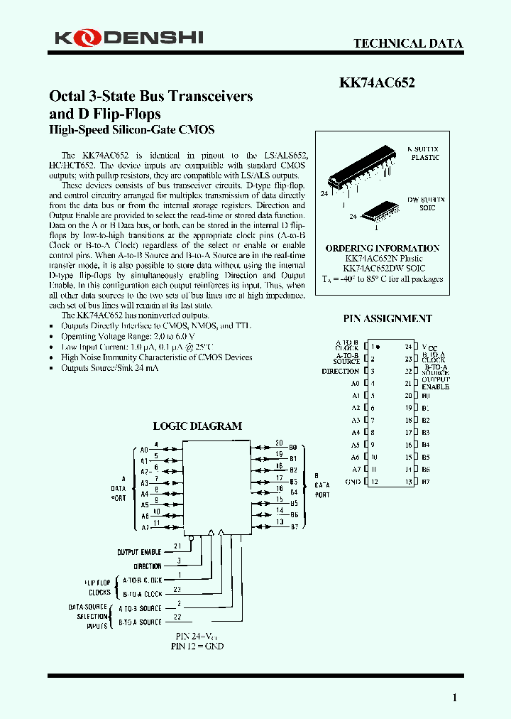 KK74AC652_4427763.PDF Datasheet