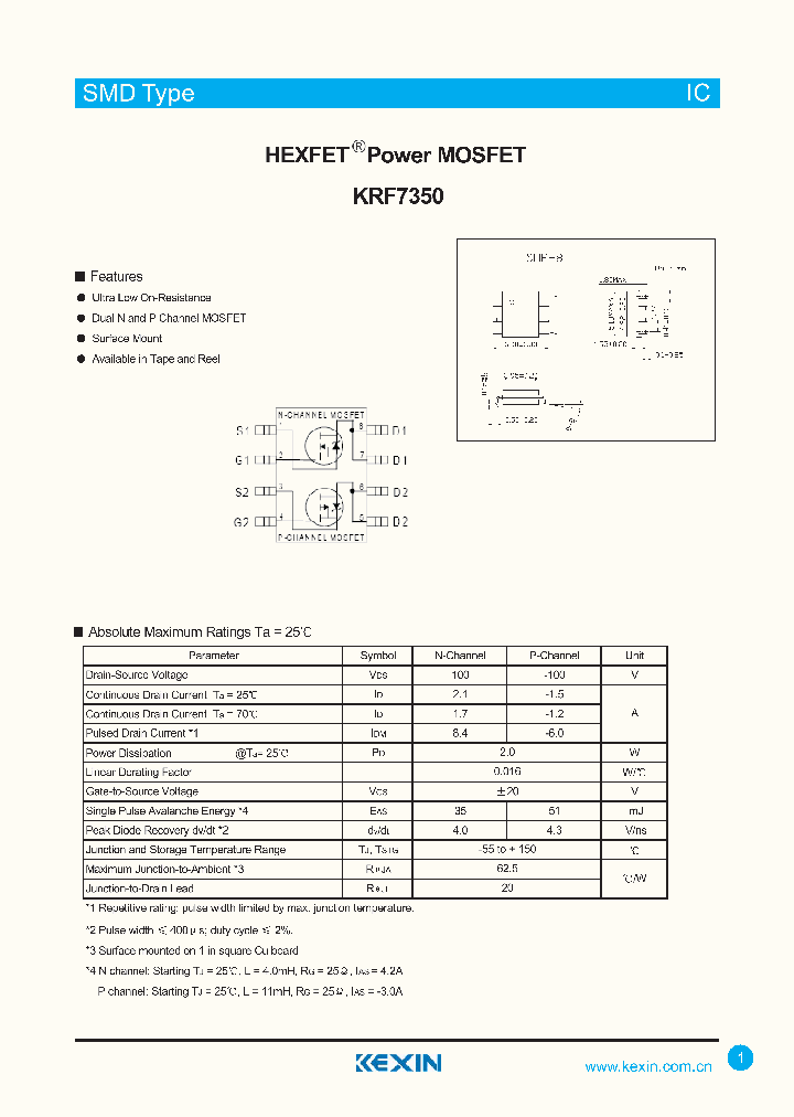 KRF7350_4398994.PDF Datasheet