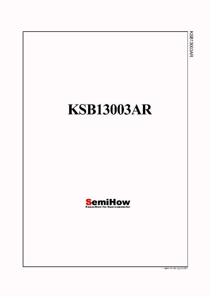 KSB13003AR_4616099.PDF Datasheet