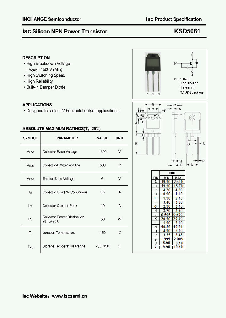 KSD5061_4465310.PDF Datasheet