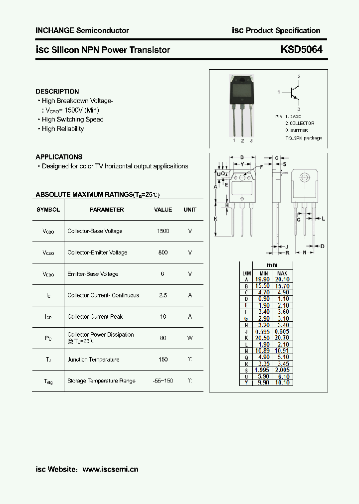 KSD5064_4292798.PDF Datasheet