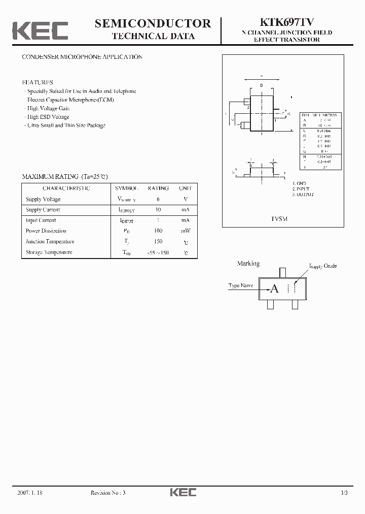 KTK697TV_4195547.PDF Datasheet