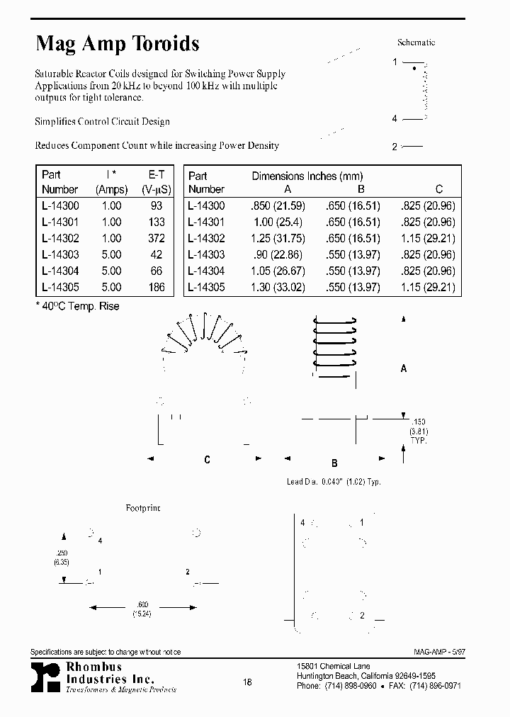 L-14300_4370625.PDF Datasheet