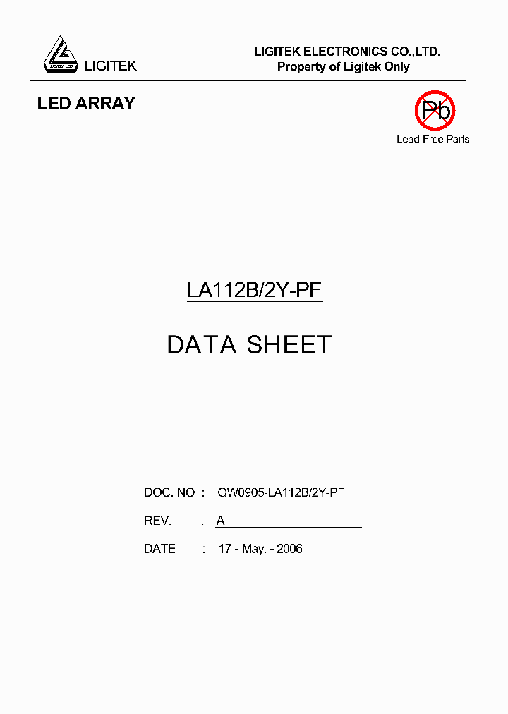 LA112B-2Y-PF_4692814.PDF Datasheet
