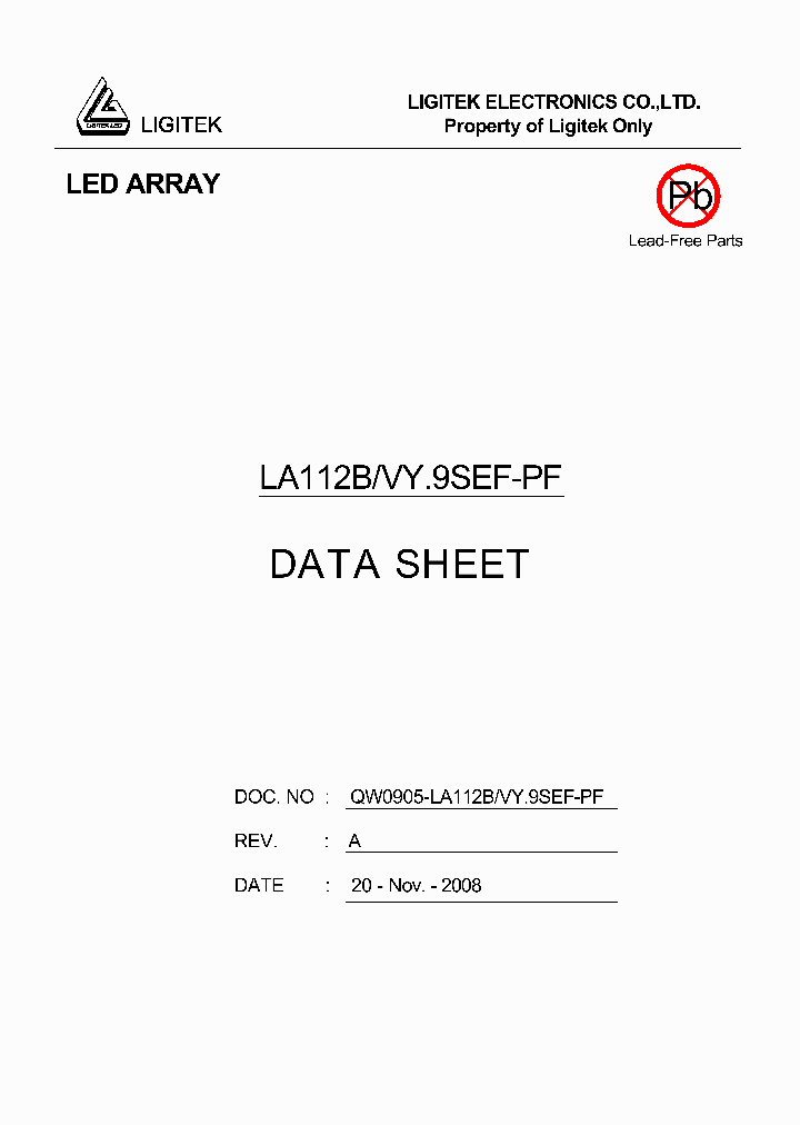 LA112B-VY9SEF-PF_4641504.PDF Datasheet