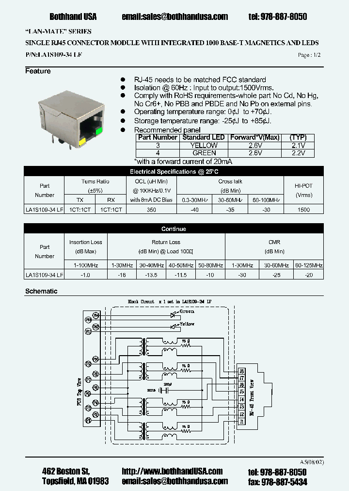 LA1S109-34LF_4587809.PDF Datasheet