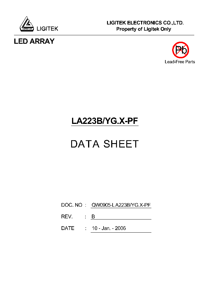 LA223B-YGX-PF_4589510.PDF Datasheet