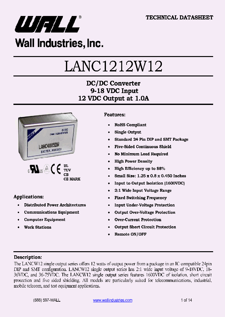LANC1212W12_4225430.PDF Datasheet