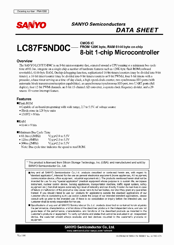 LC87F5ND0C_4458197.PDF Datasheet
