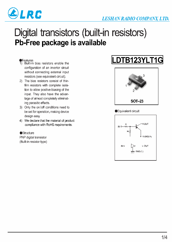 LDTB123YLT3G_4614176.PDF Datasheet