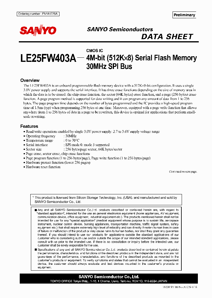 LE25FW403A_4488199.PDF Datasheet