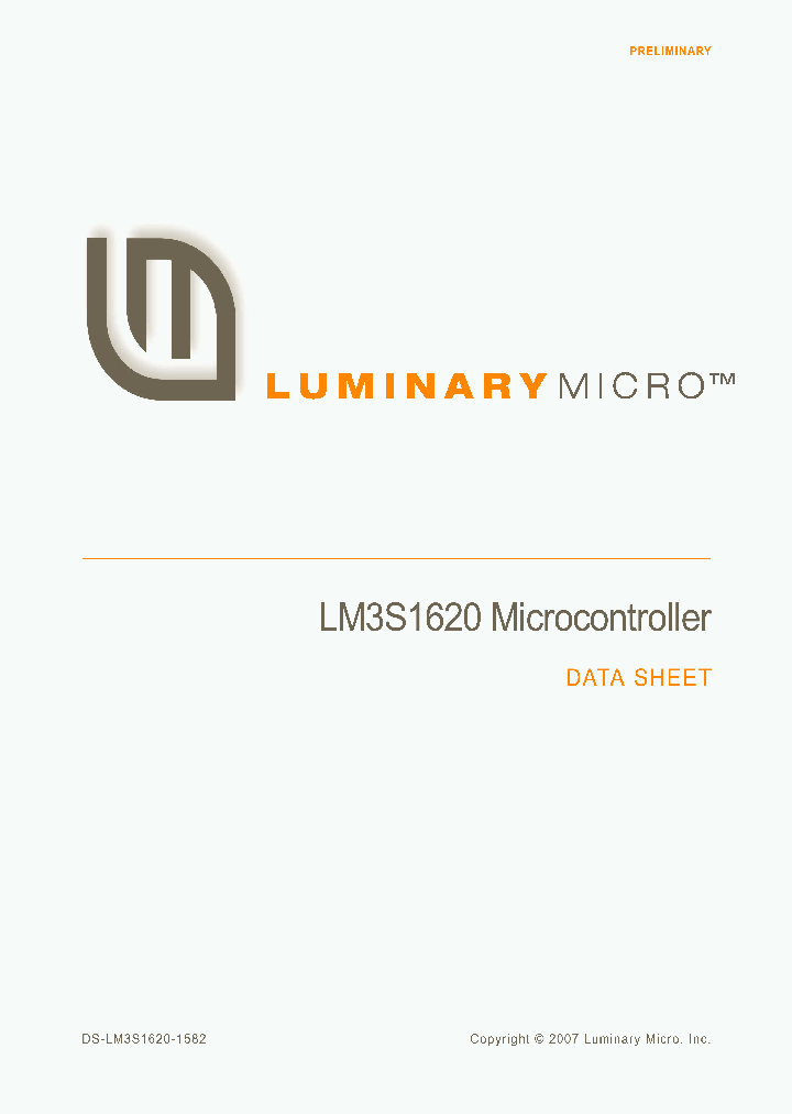 LM3S1620_4233331.PDF Datasheet