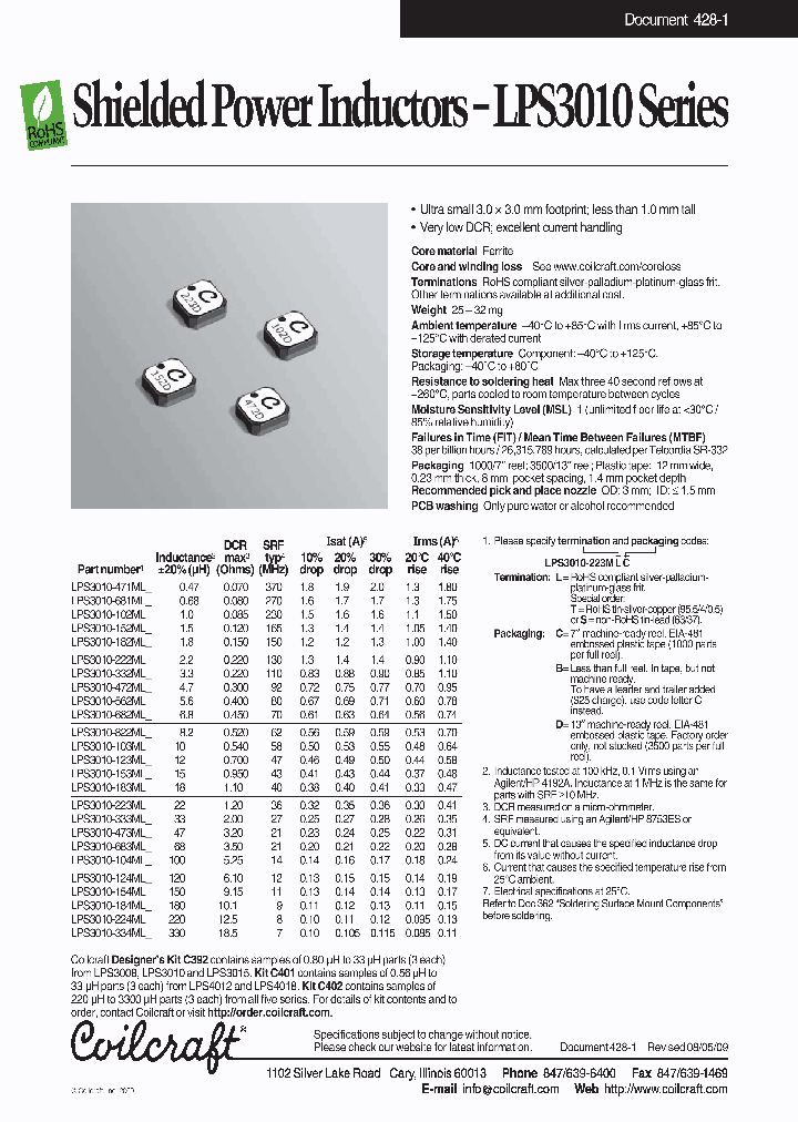 LPS3010-822ML_4670896.PDF Datasheet