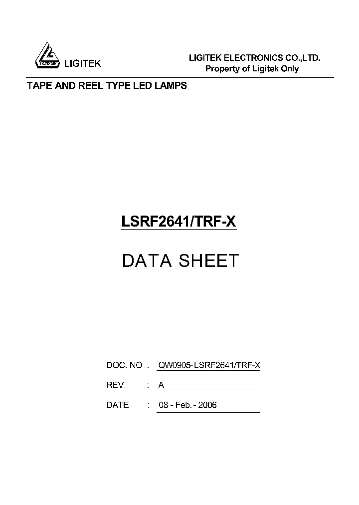LSRF2641-TRF-X_4531448.PDF Datasheet