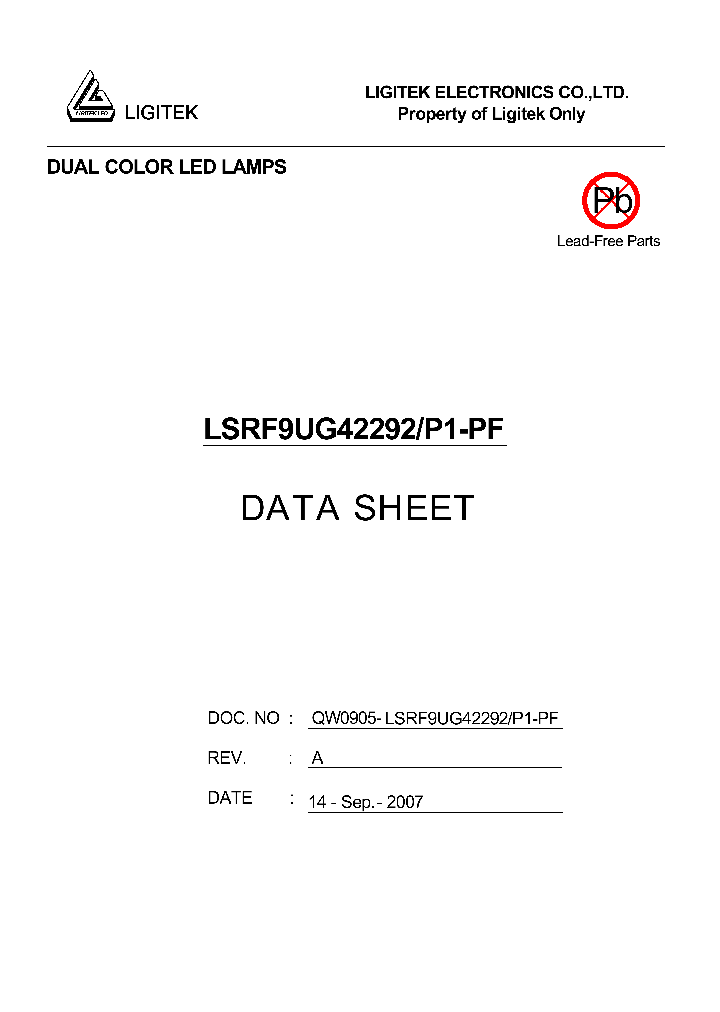 LSRF9UG42292-P1-PF_4908487.PDF Datasheet